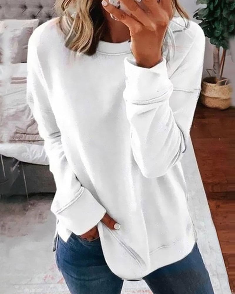 Roos - Elegant Klassiek Sweatshirt