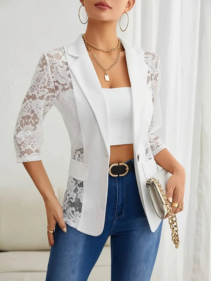 Lauralee | Elegante Open Slim Blazerjas