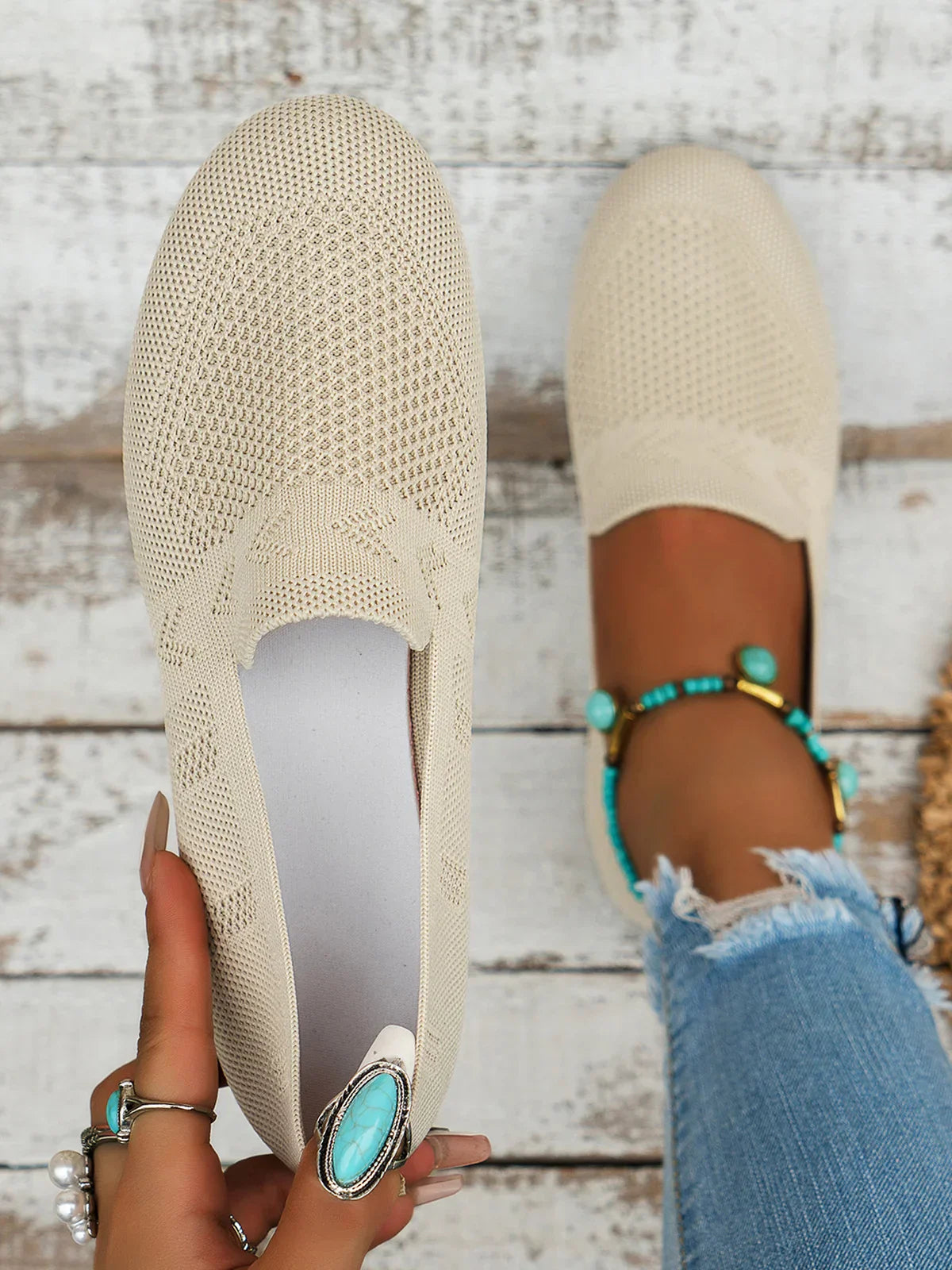 Lizette | Ademend Casual Schoeisel