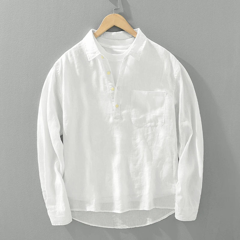 Garion | Trendy Losse Pullover Overhemd