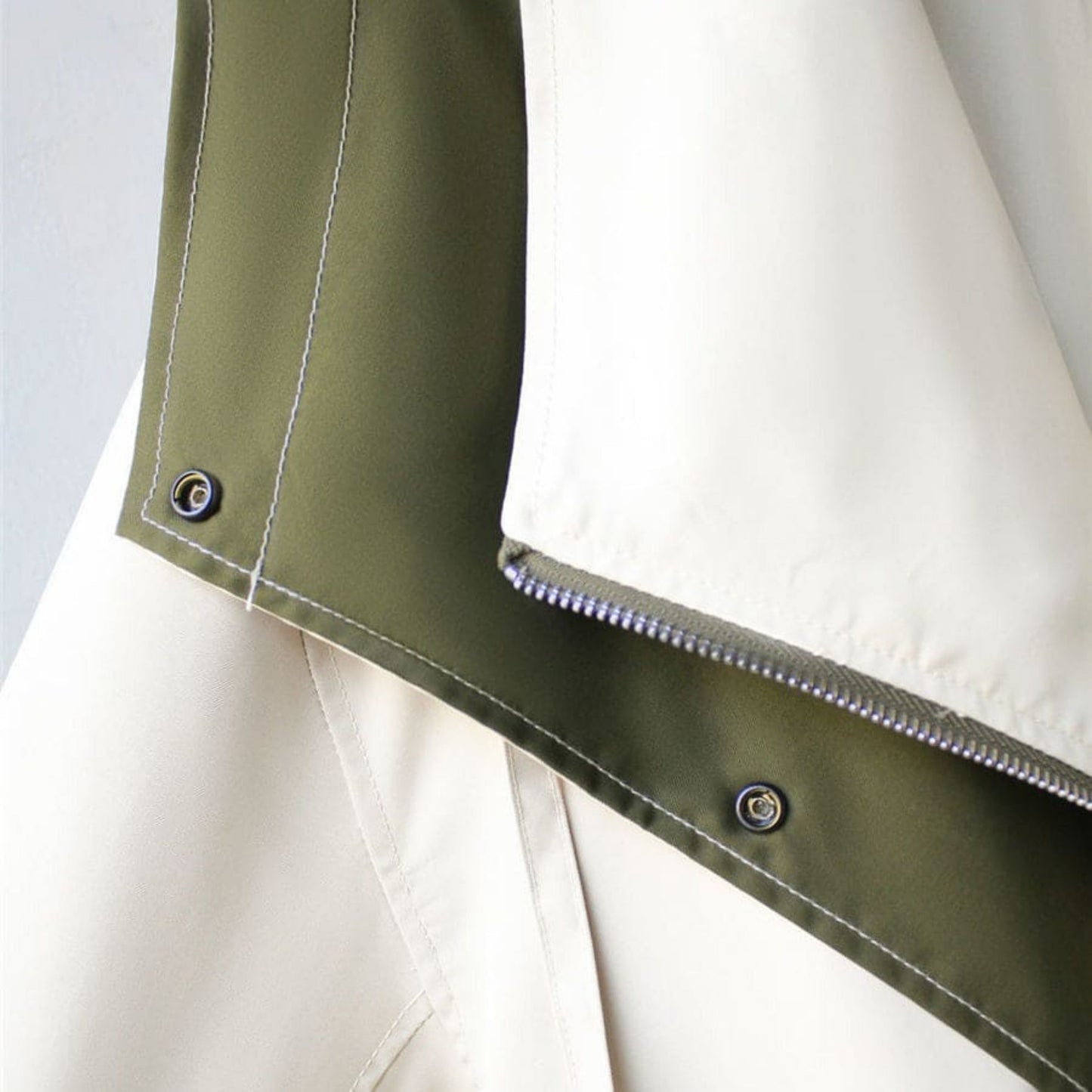 Barendieke | Dames Hooded Jas | Two-Tone Button-Up
