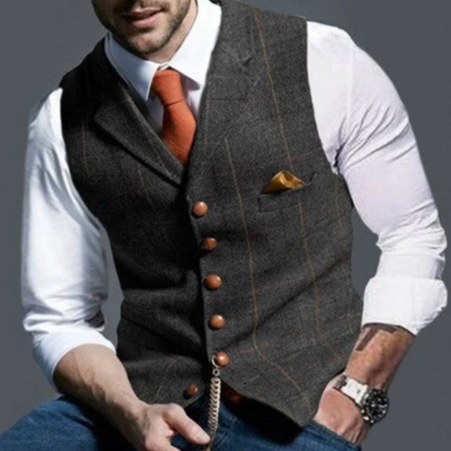 Cleyszoon | Heren Vest | Klassieke Buttoned Stijl