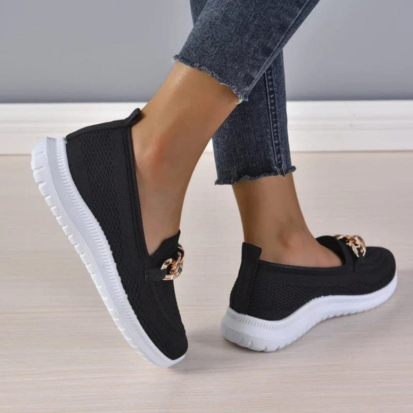 Baldienne | Dames Loafers | Kettingdetail