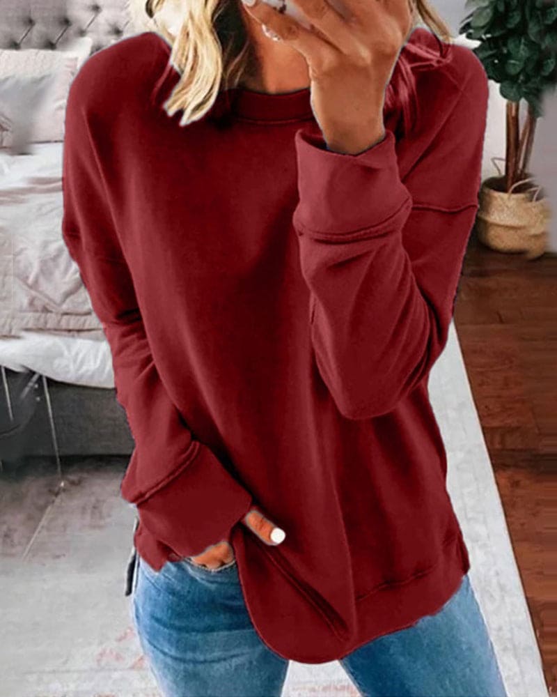 Roos - Elegant Klassiek Sweatshirt