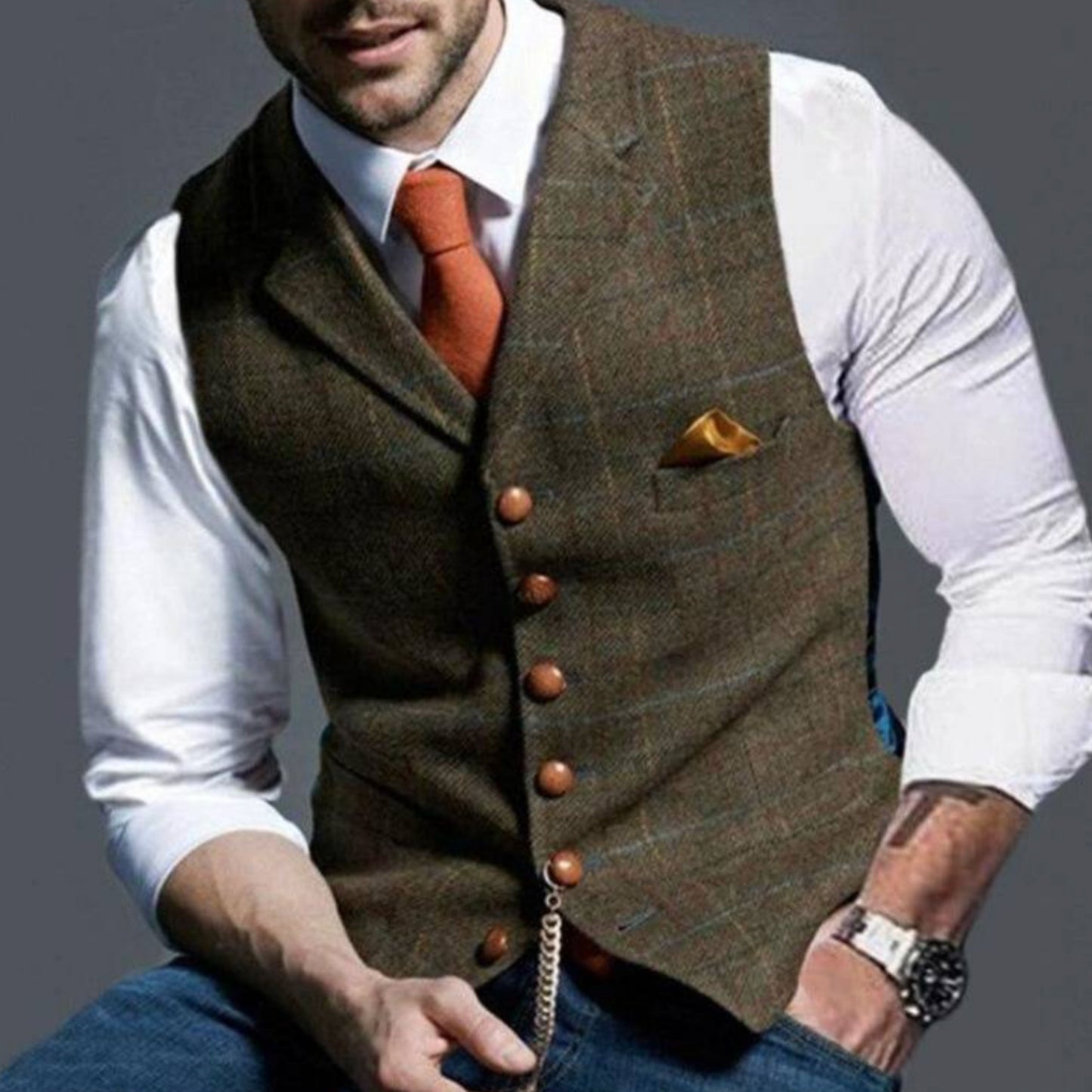 Cleyszoon | Heren Vest | Klassieke Buttoned Stijl