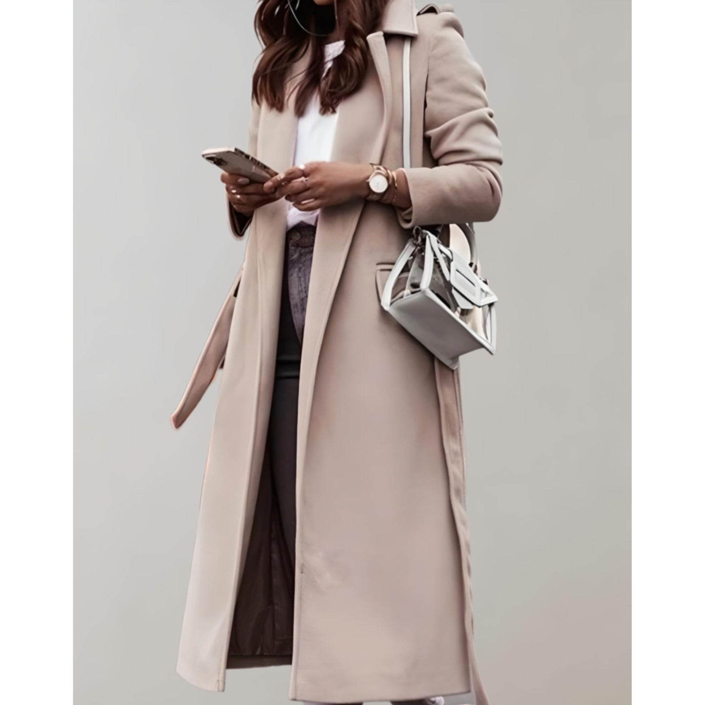 Catherelijne | Dames Trench Coat | Met Tailleband en Wikkelstijl