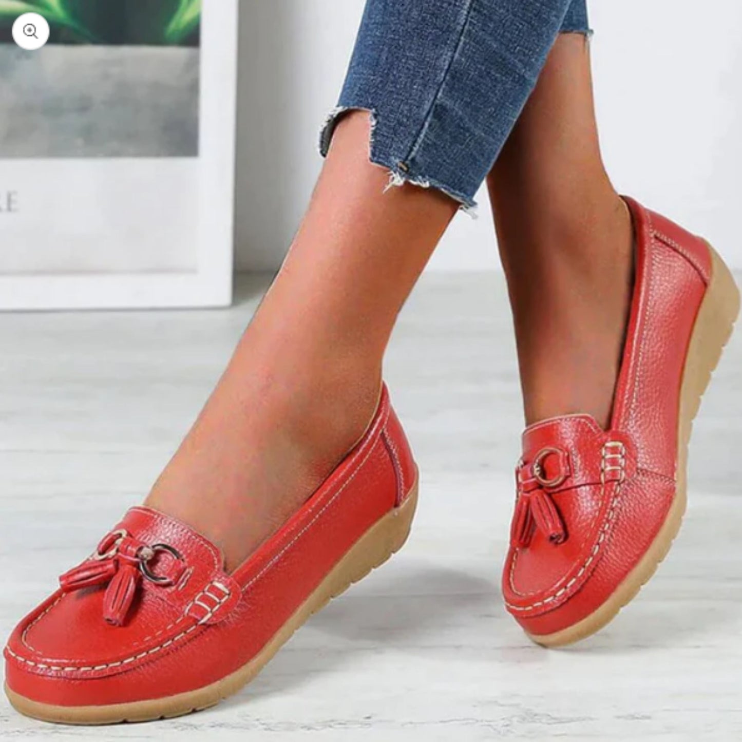 Blanselina | Dames Loafers | Tassel Detail