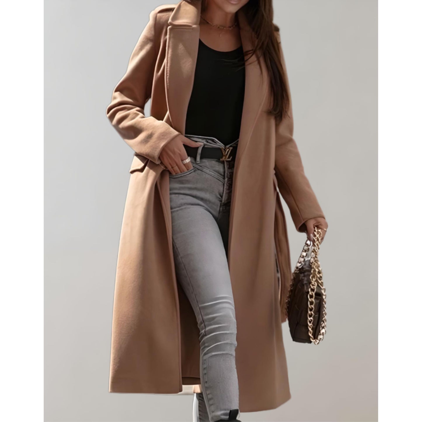 Catherelijne | Dames Trench Coat | Met Tailleband en Wikkelstijl