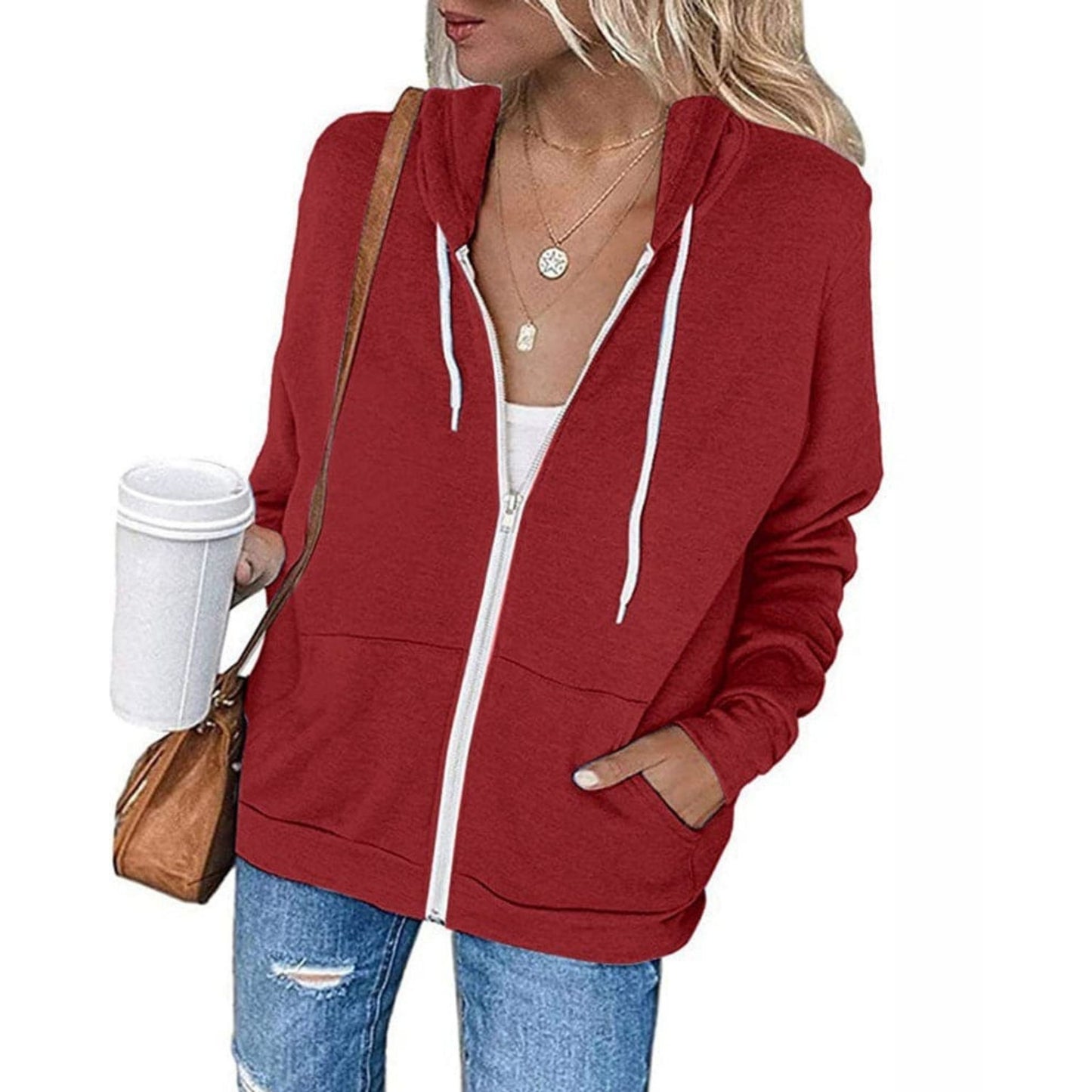 Enserika | Dames Hoodie | Zip-Up
