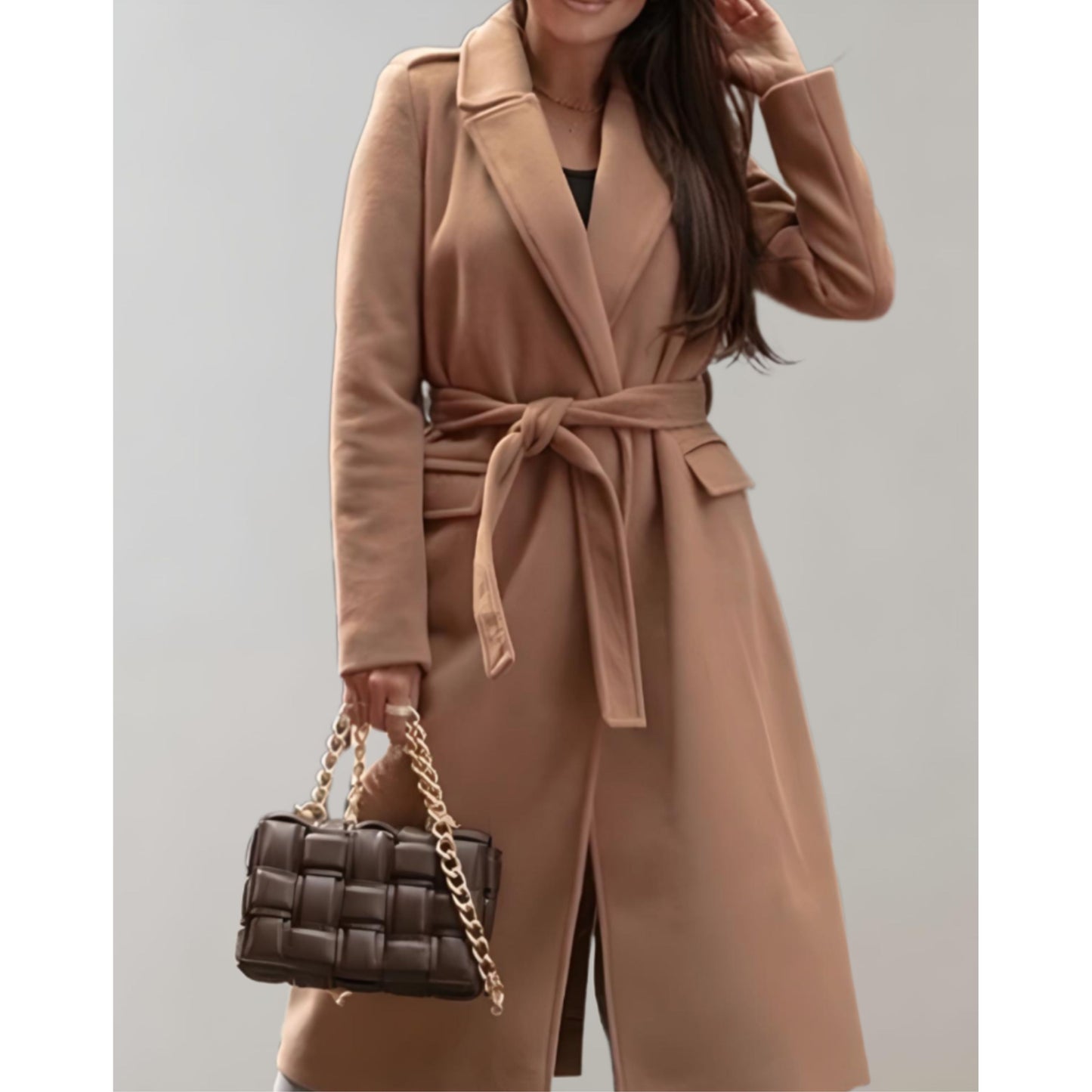 Catherelijne | Dames Trench Coat | Met Tailleband en Wikkelstijl