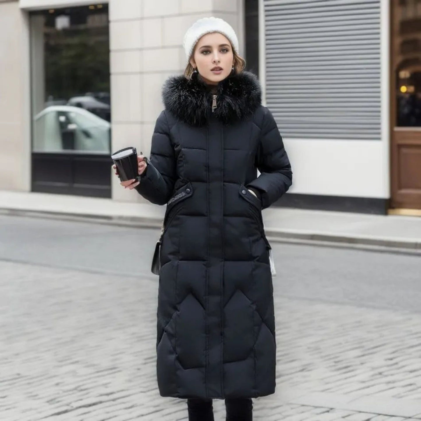 Esmarlotte | Dames Winterjas | Lang Met Capuchon