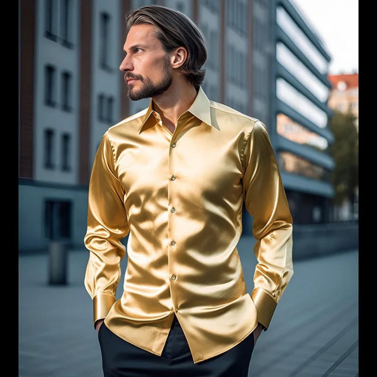 Anselmo | Heren Overhemd | Slim Fit Button-Up