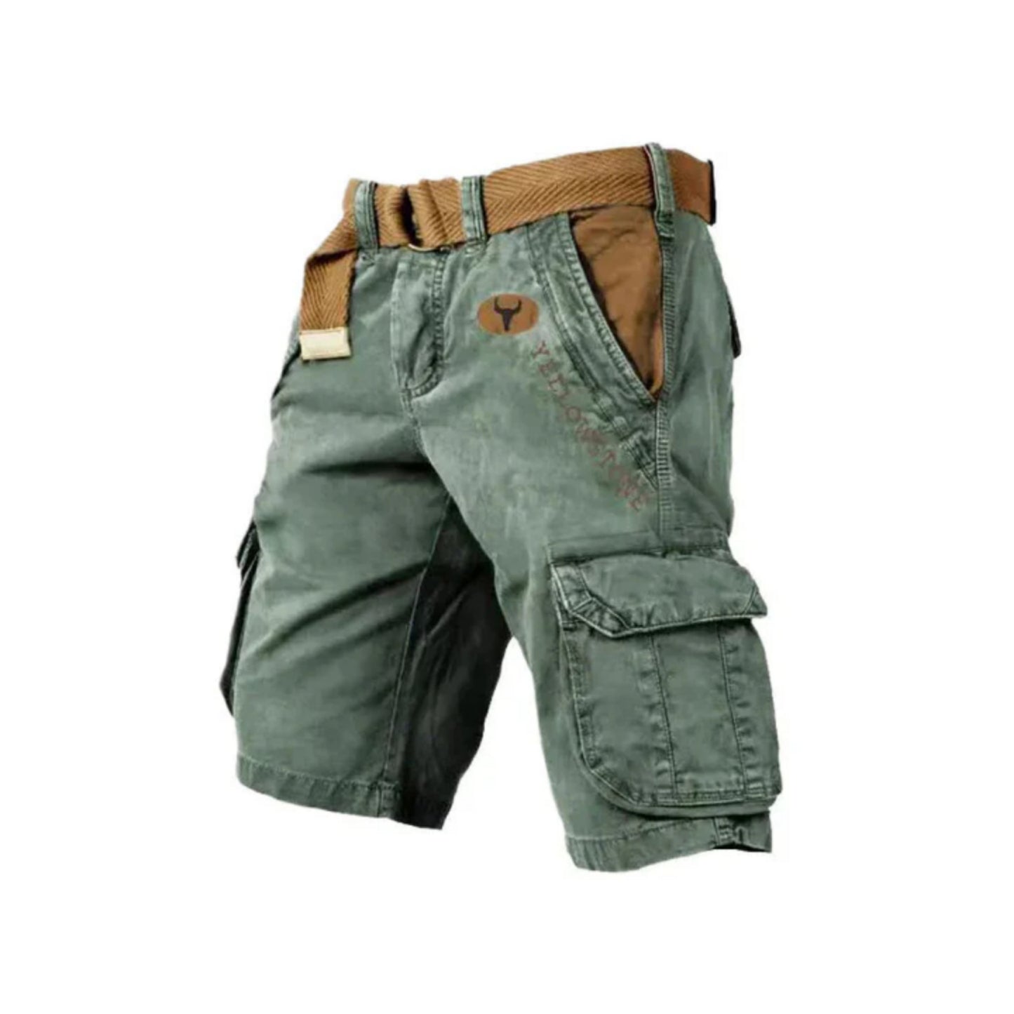 Heren Lage Taille Werkbroek Shorts | Cargo
