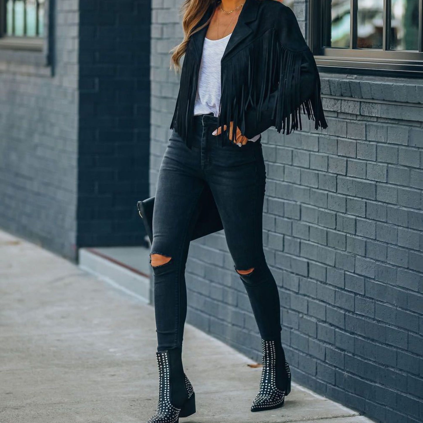 Esmeline | Dames Fringe Jacket | met Kwastjes