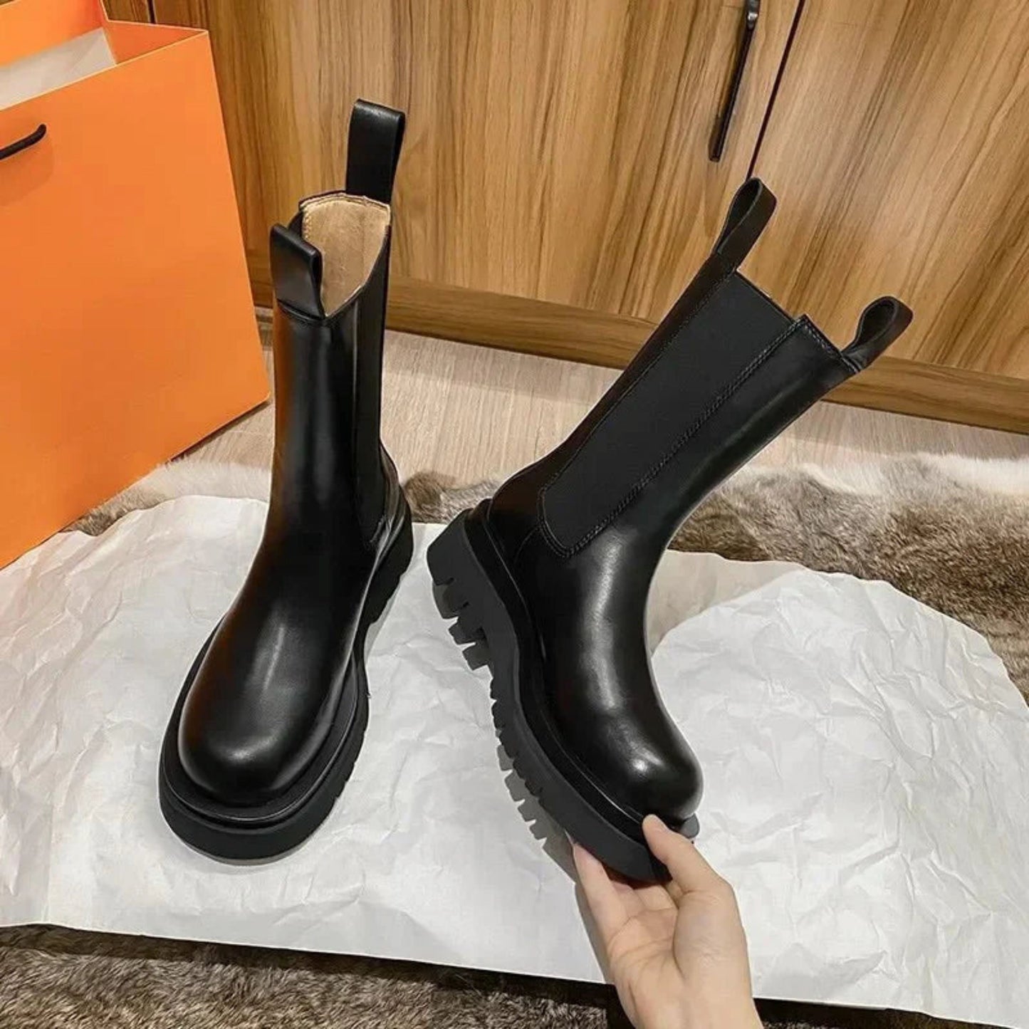 Epheline | Dames Enkellaarsjes | Slip-On