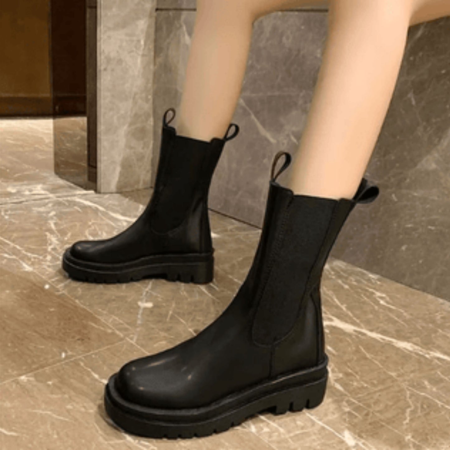 Epheline | Dames Enkellaarsjes | Slip-On