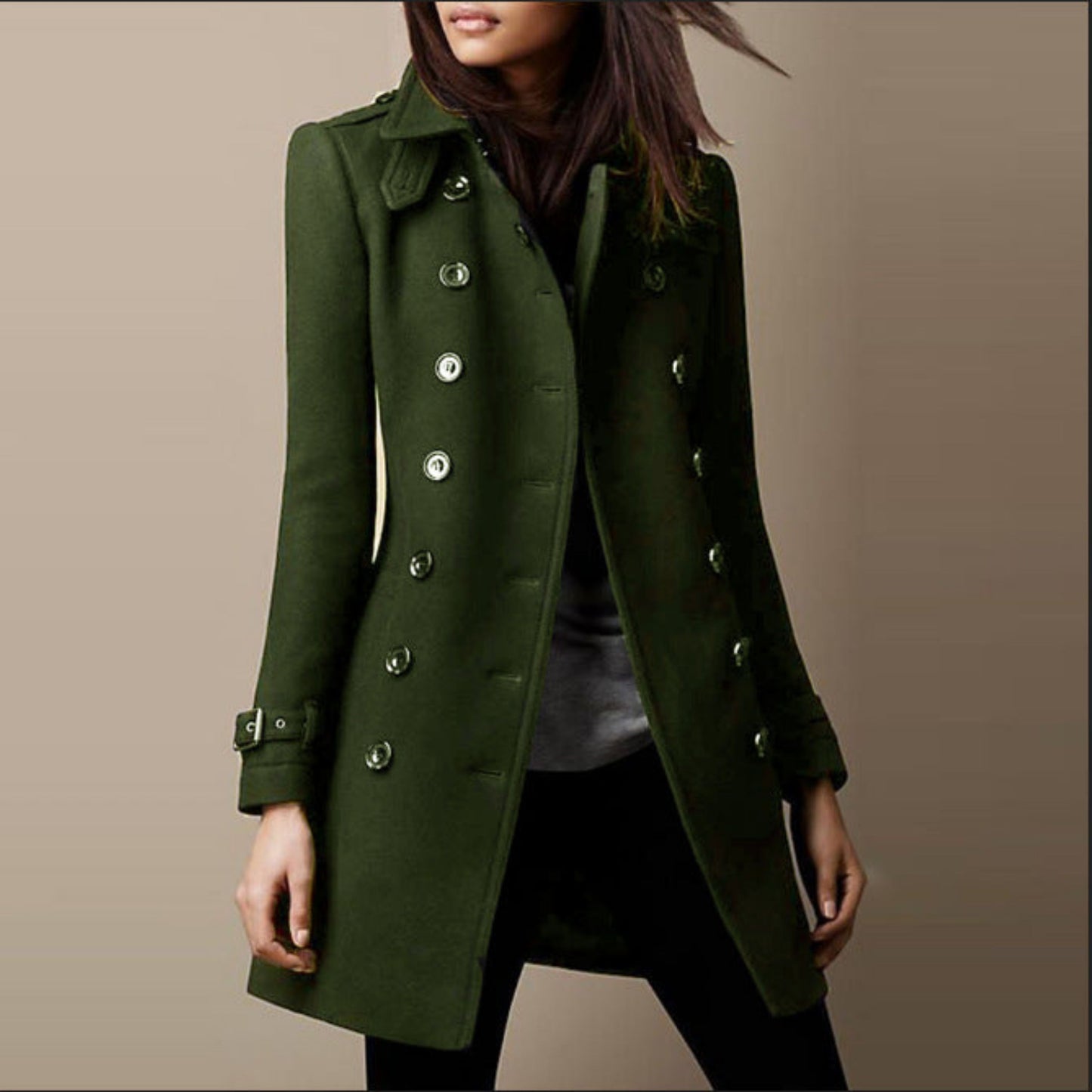 Carlisa | Dames Trenchcoat | Double-Breasted