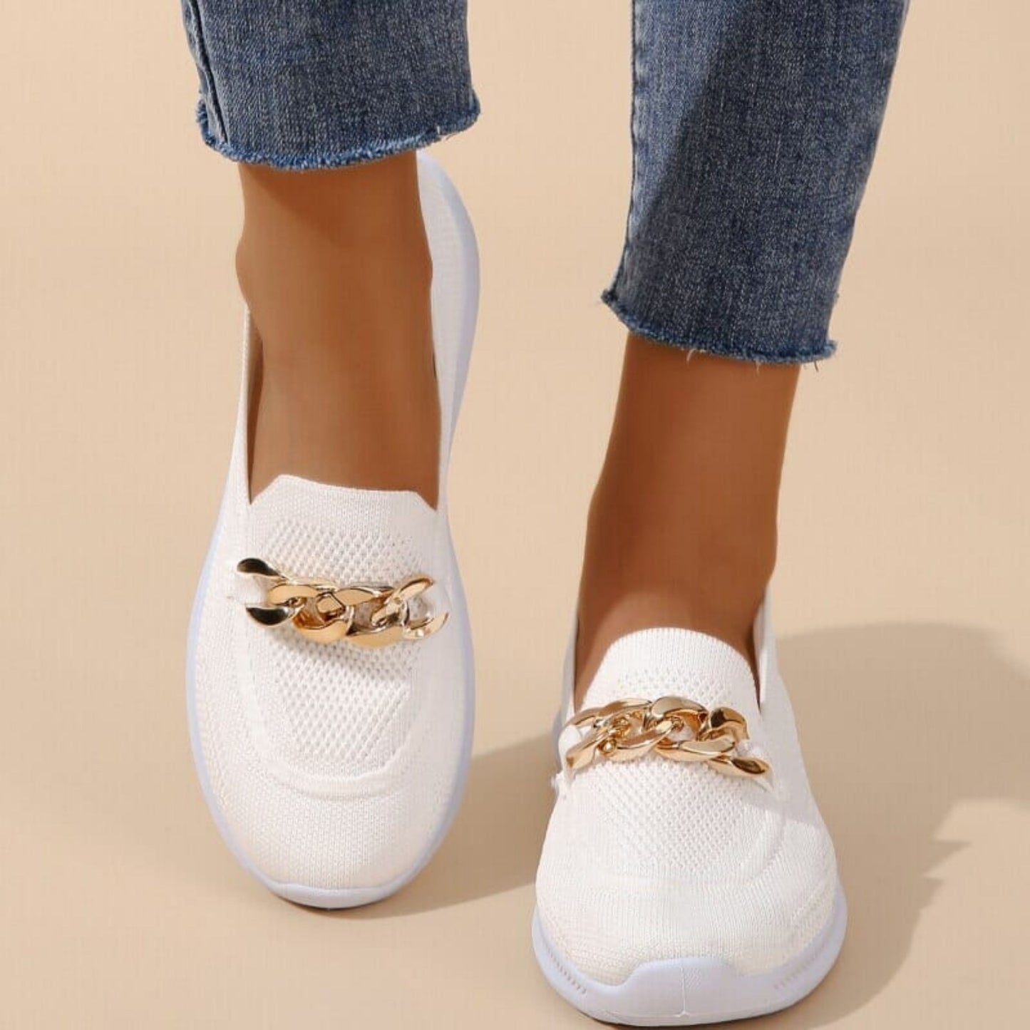 Baldienne | Dames Loafers | Kettingdetail