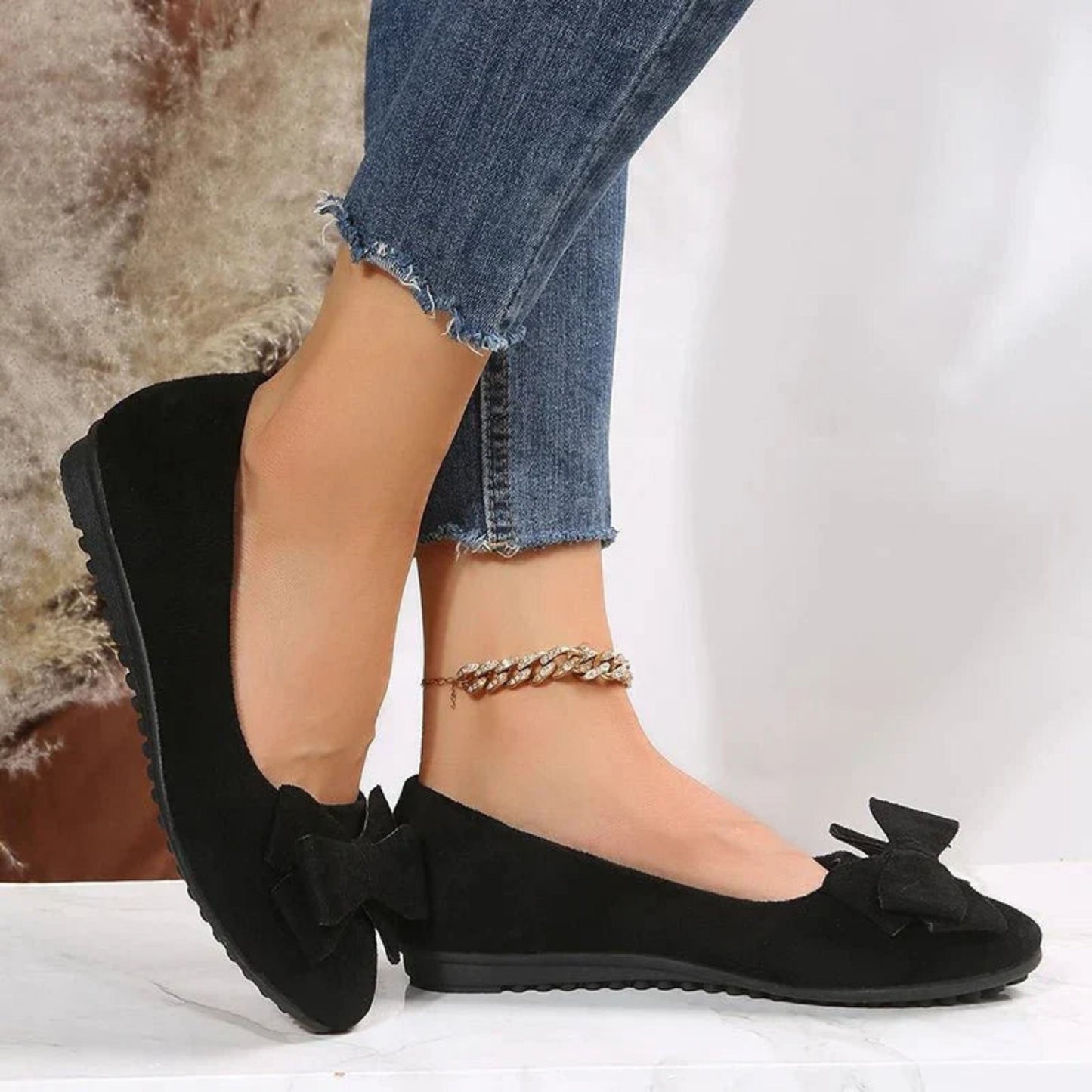 Baldelotte | Dames Flats | Strikdetail