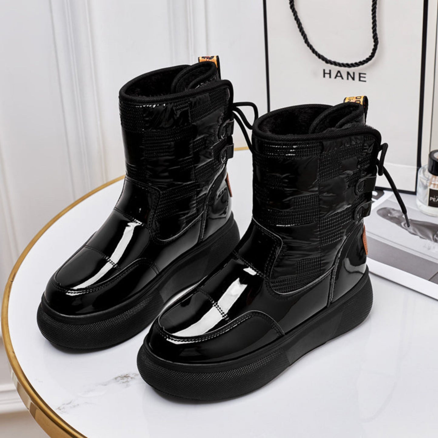 Cristanne | Dames Winterlaarzen | Vetersluiting