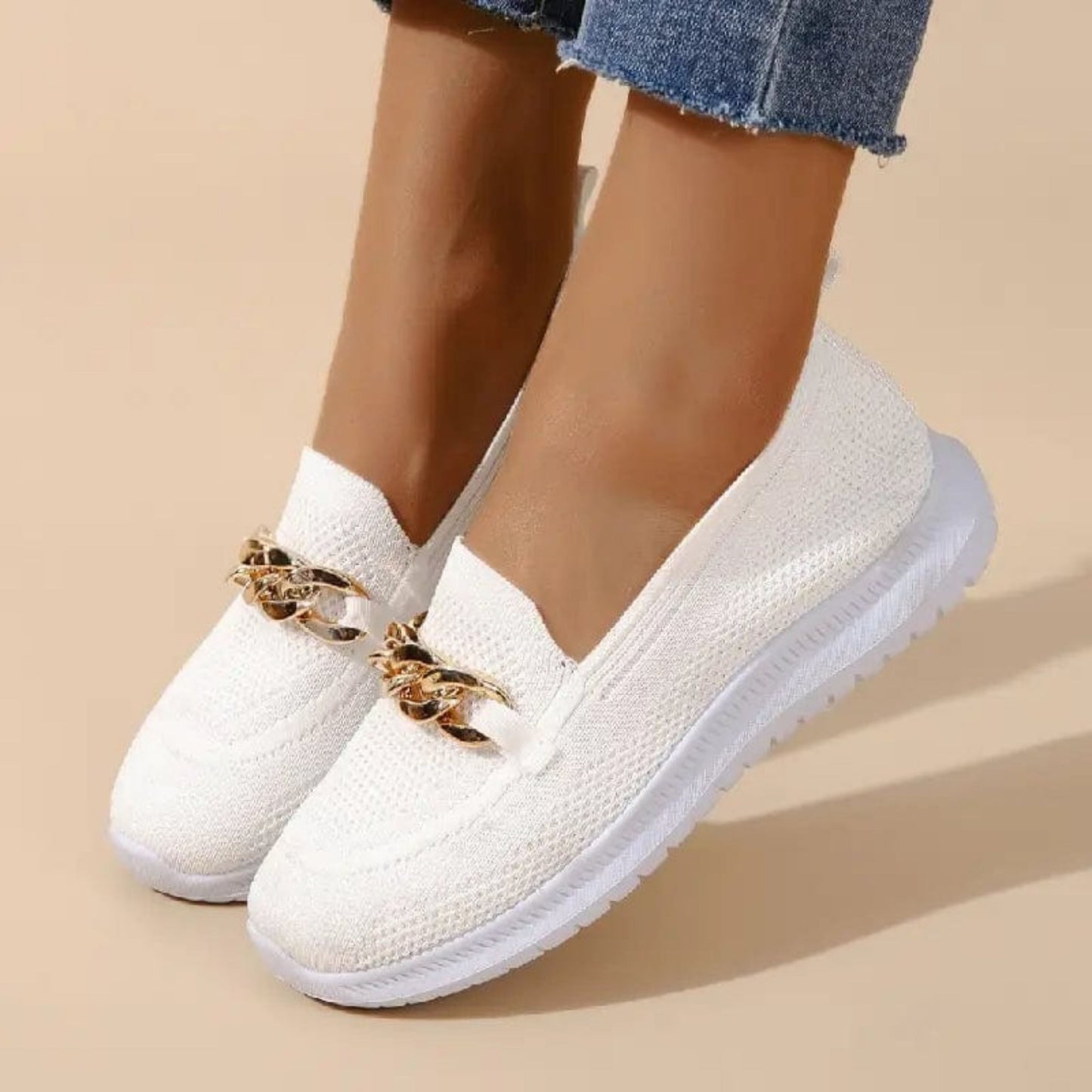 Baldienne | Dames Loafers | Kettingdetail