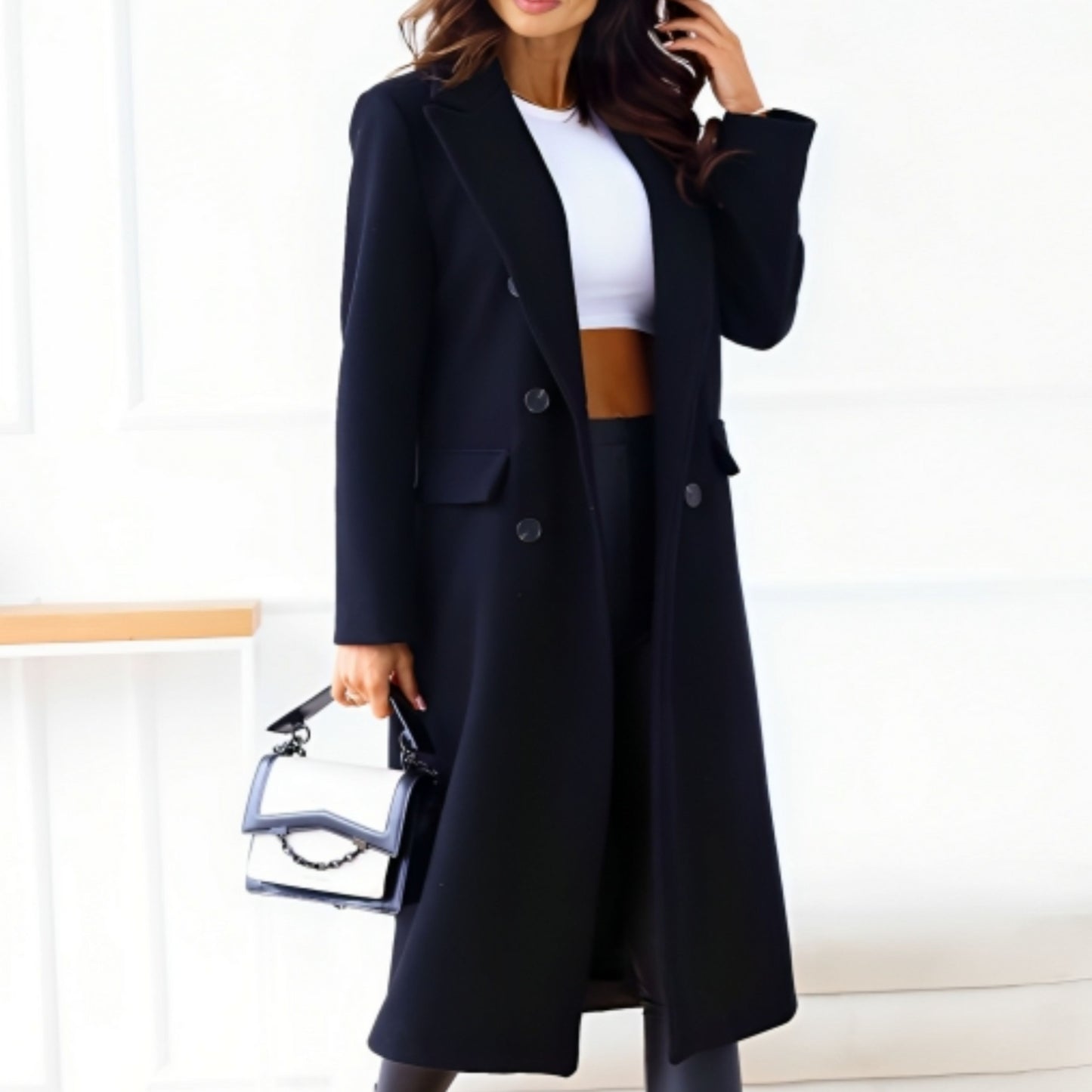 Fennore | Dames Trenchcoat | Double-Breasted