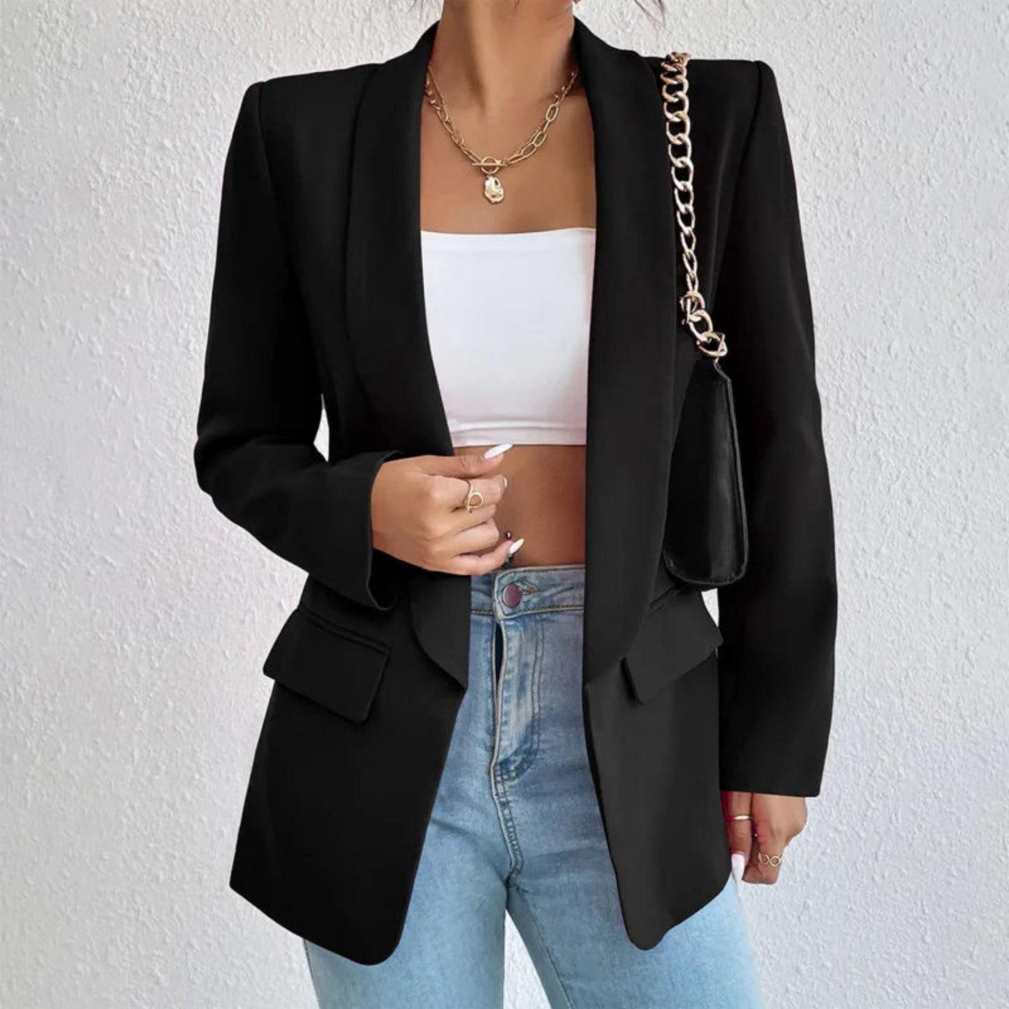Ardelien | Dames Blazer | Getailleerde Lange Mouwen