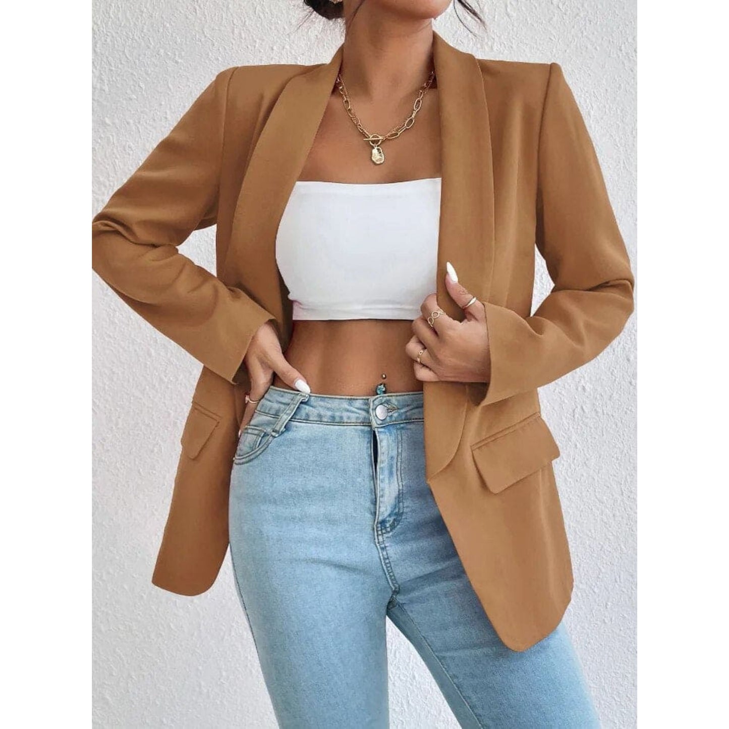 Ardelien | Dames Blazer | Getailleerde Lange Mouwen