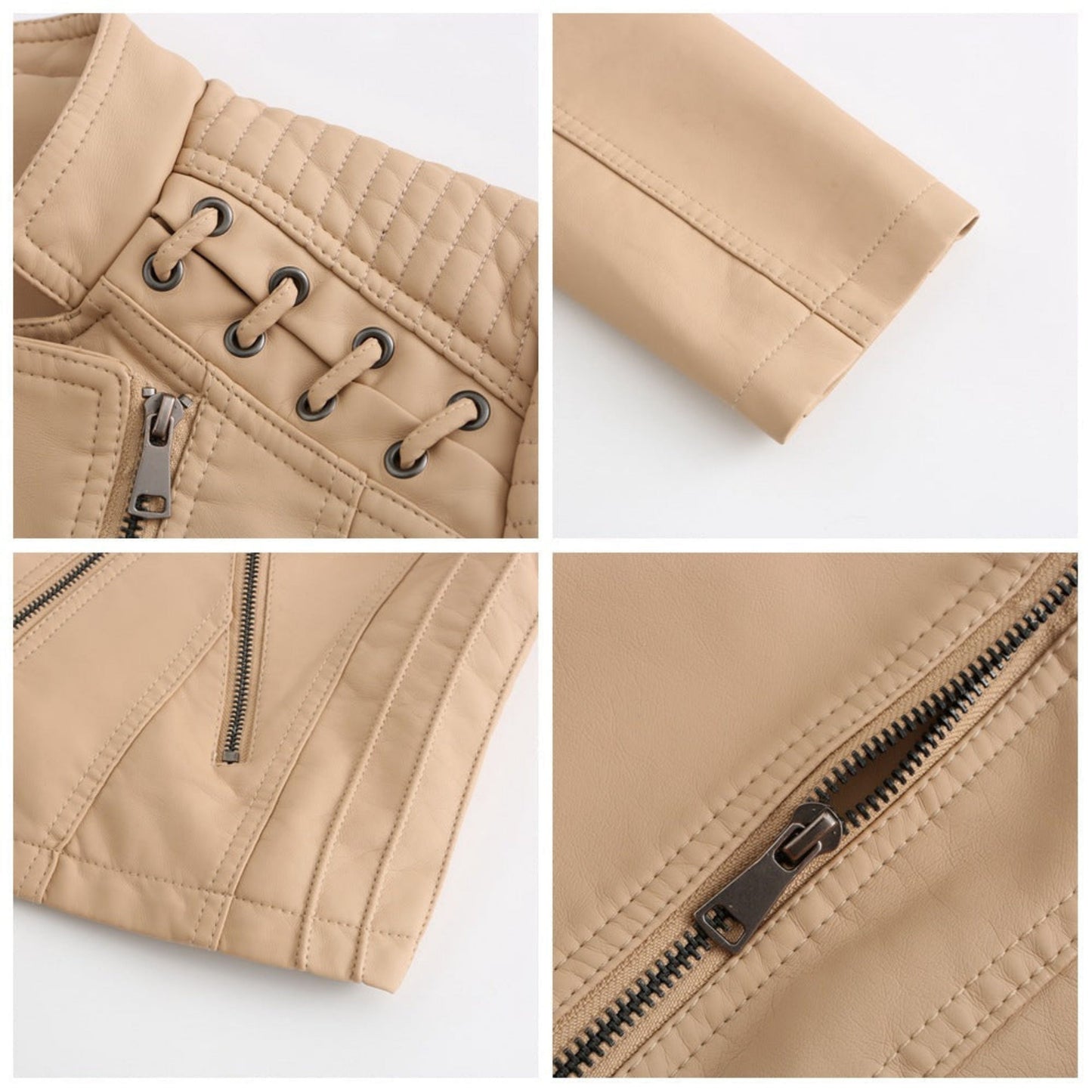 Diederijna | Dames Bikerjack | Zip-Up