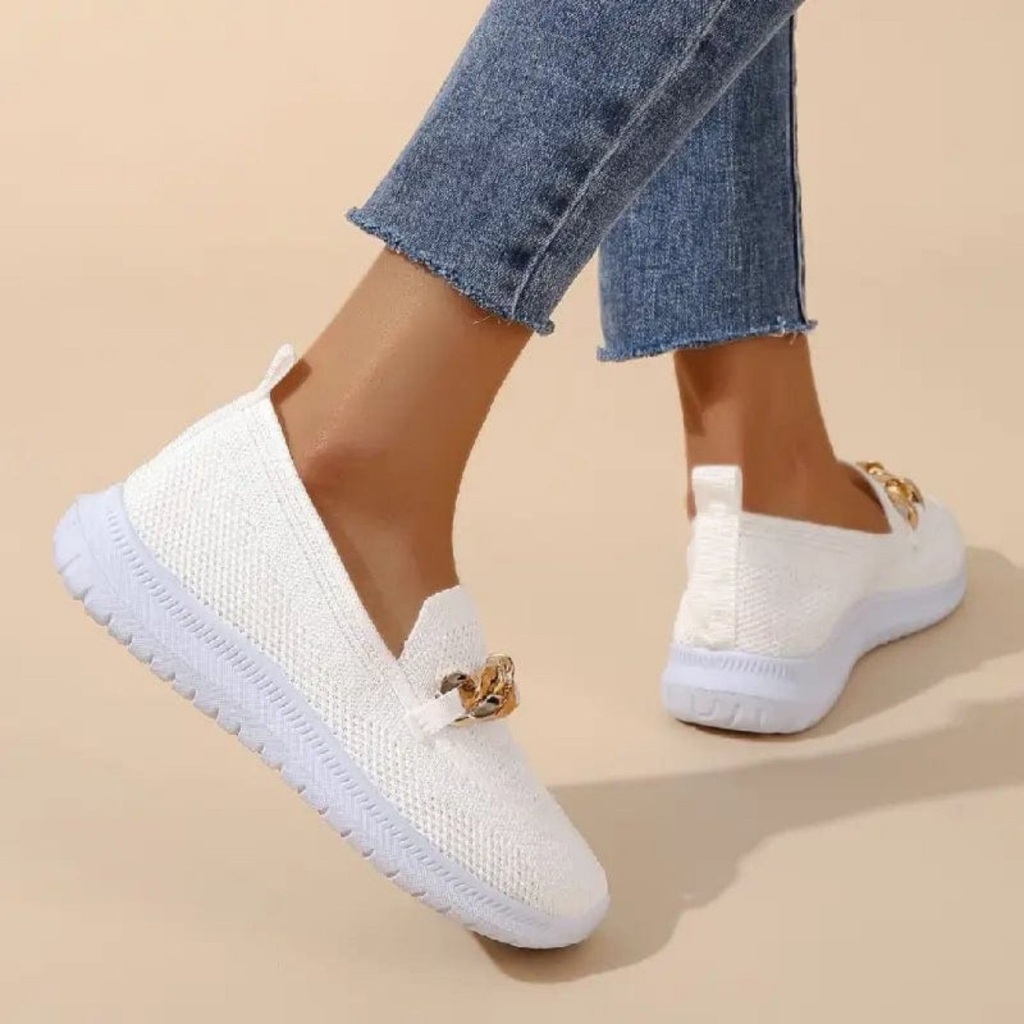 Baldienne | Dames Loafers | Kettingdetail