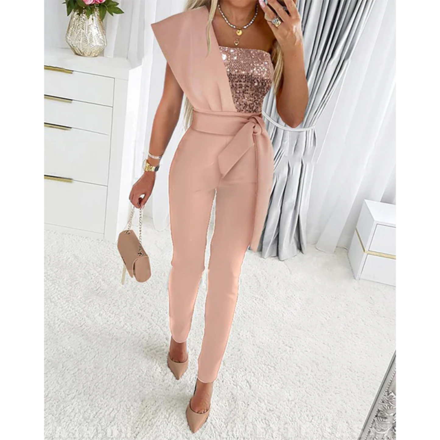Ashley | Jumpsuit met Lovertjes