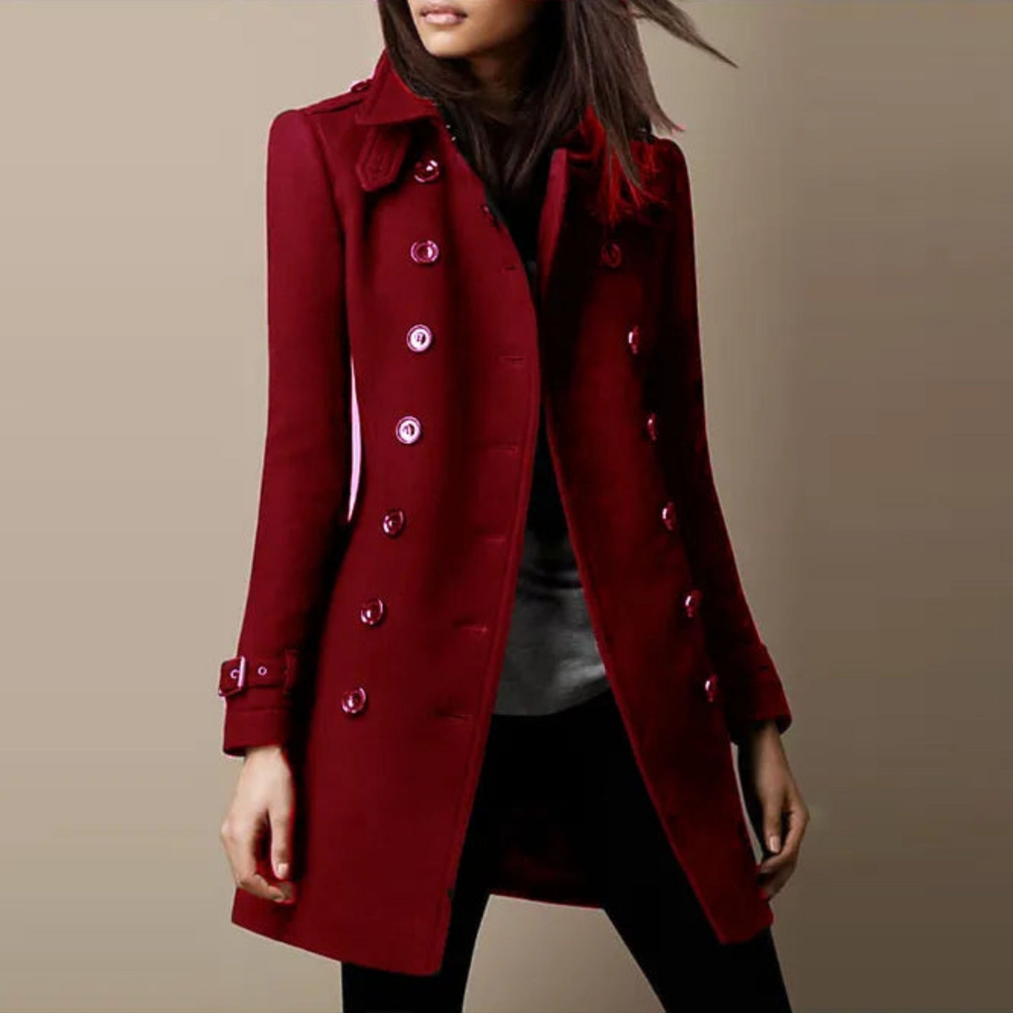 Carlisa | Dames Trenchcoat | Double-Breasted
