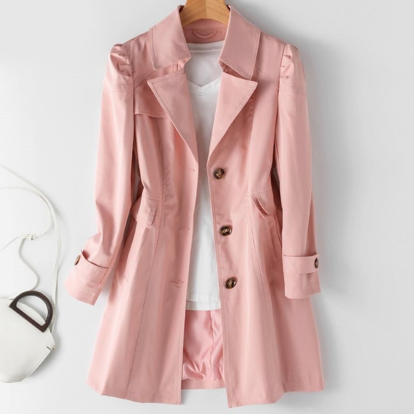 Dames Waterdichte Trench Coat | Klassiek