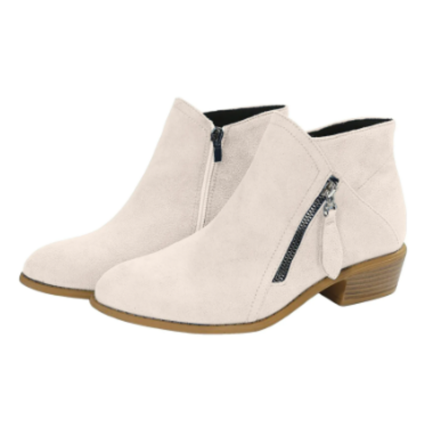 Orietta | Comfortabele Enkellaarsjes Met Rits