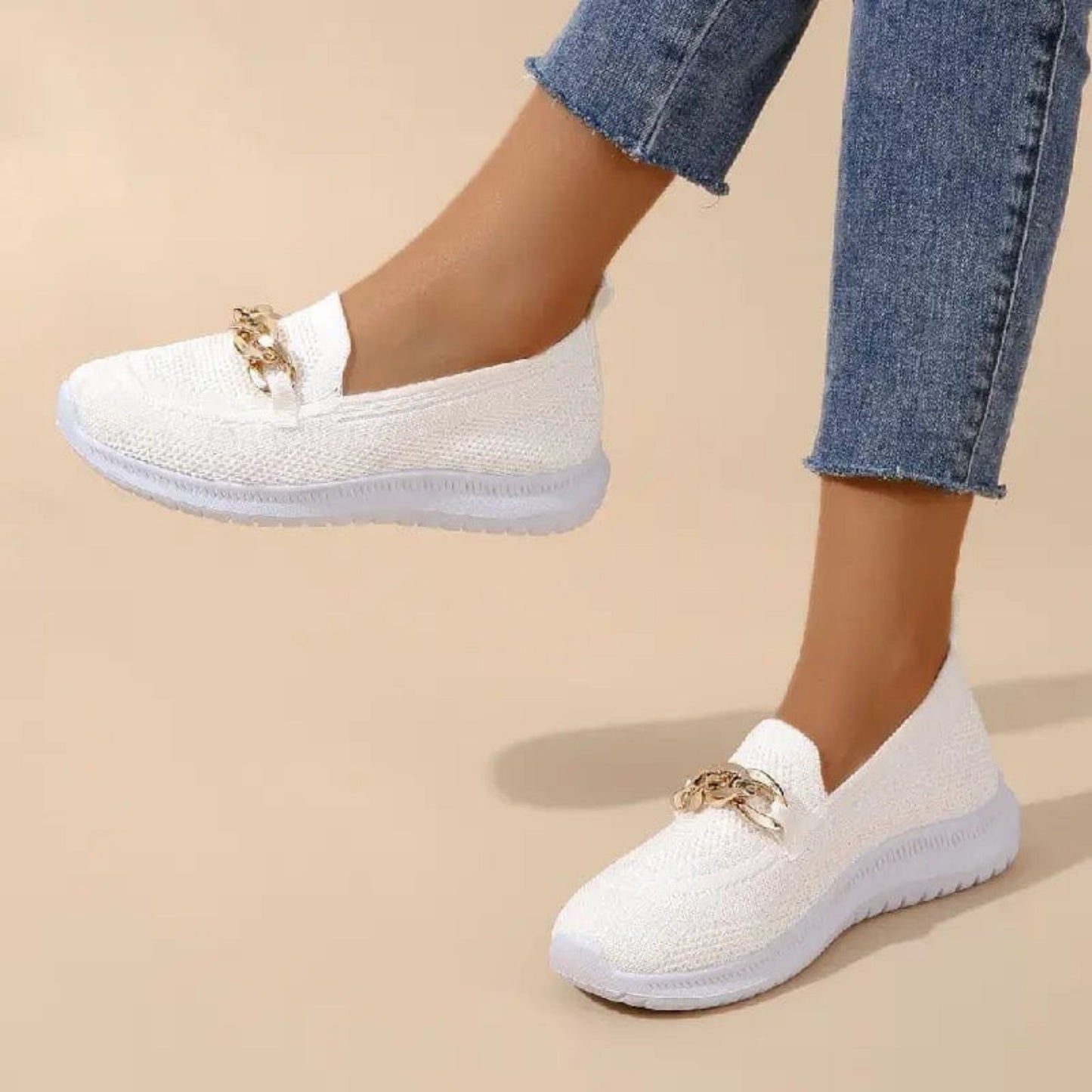 Baldienne | Dames Loafers | Kettingdetail
