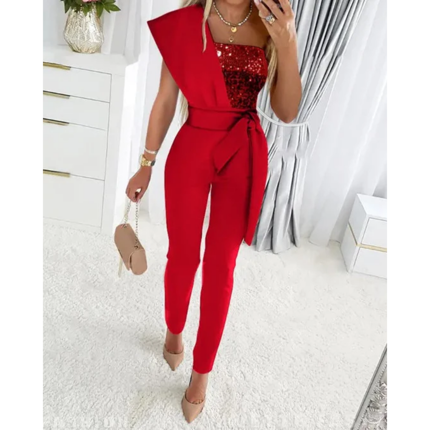 Ashley | Jumpsuit met Lovertjes