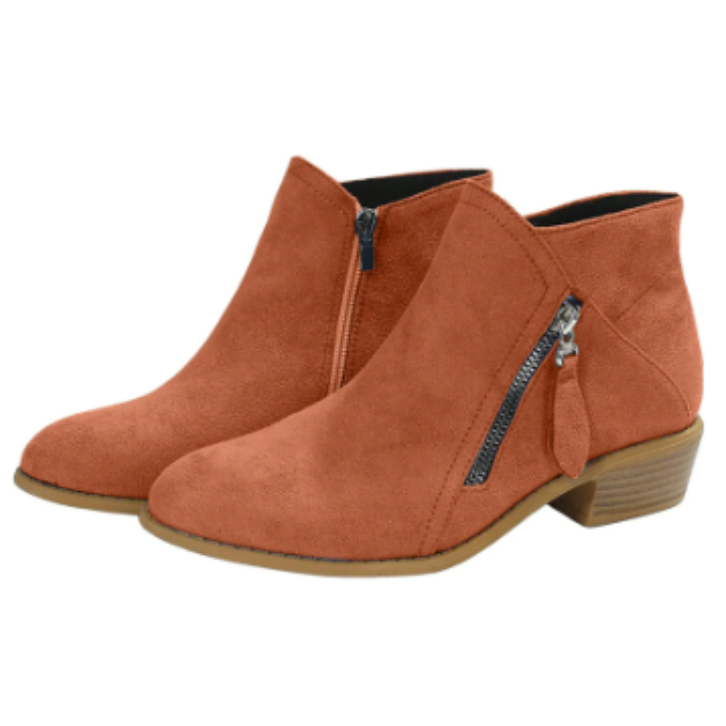 Orietta | Comfortabele Enkellaarsjes Met Rits