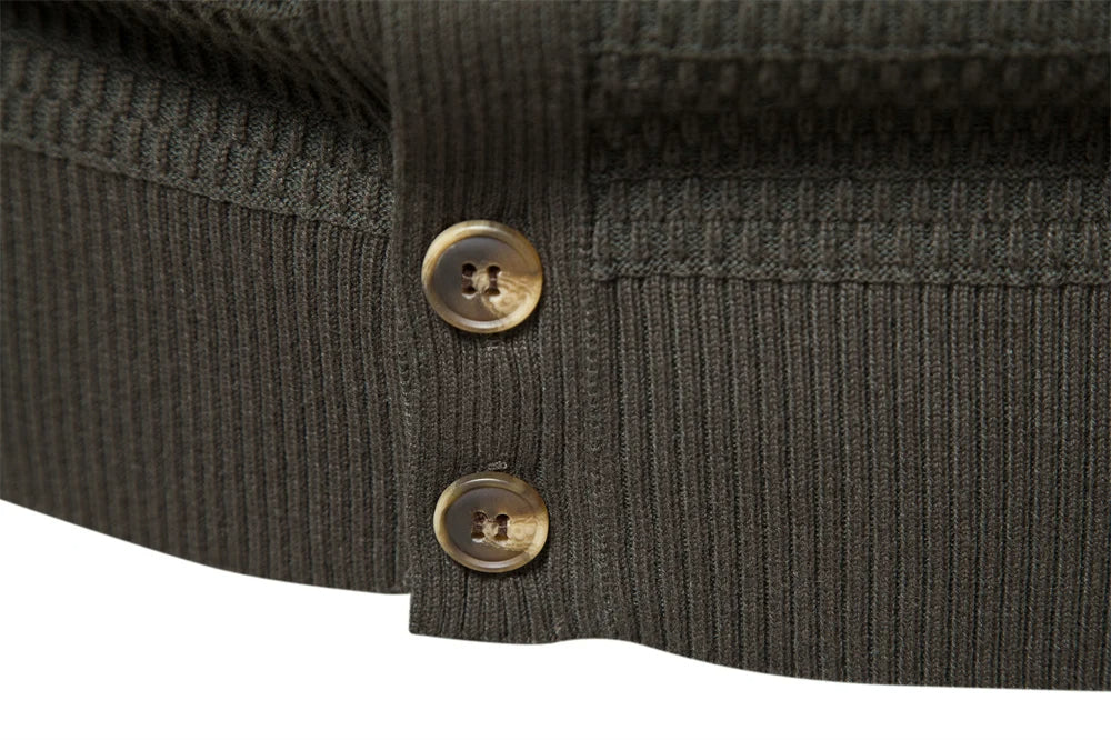 Magnus | Gebreide Cardigan Met Knopen