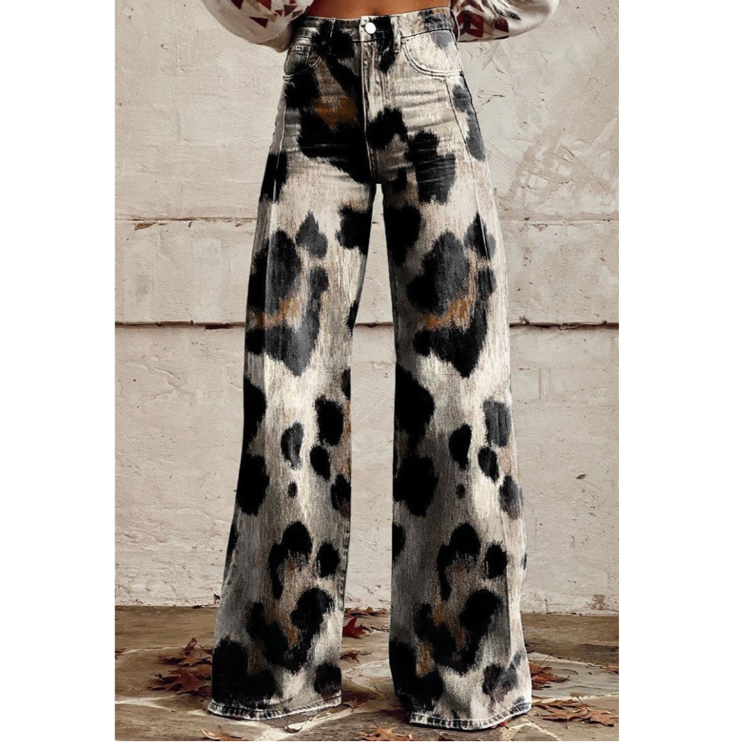 Lizzy | Dierenprint Spijkerbroek
