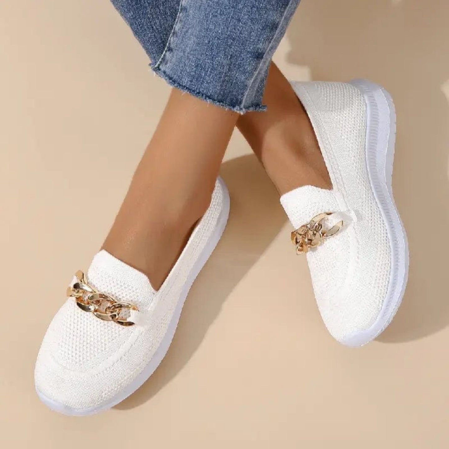 Baldienne | Dames Loafers | Kettingdetail