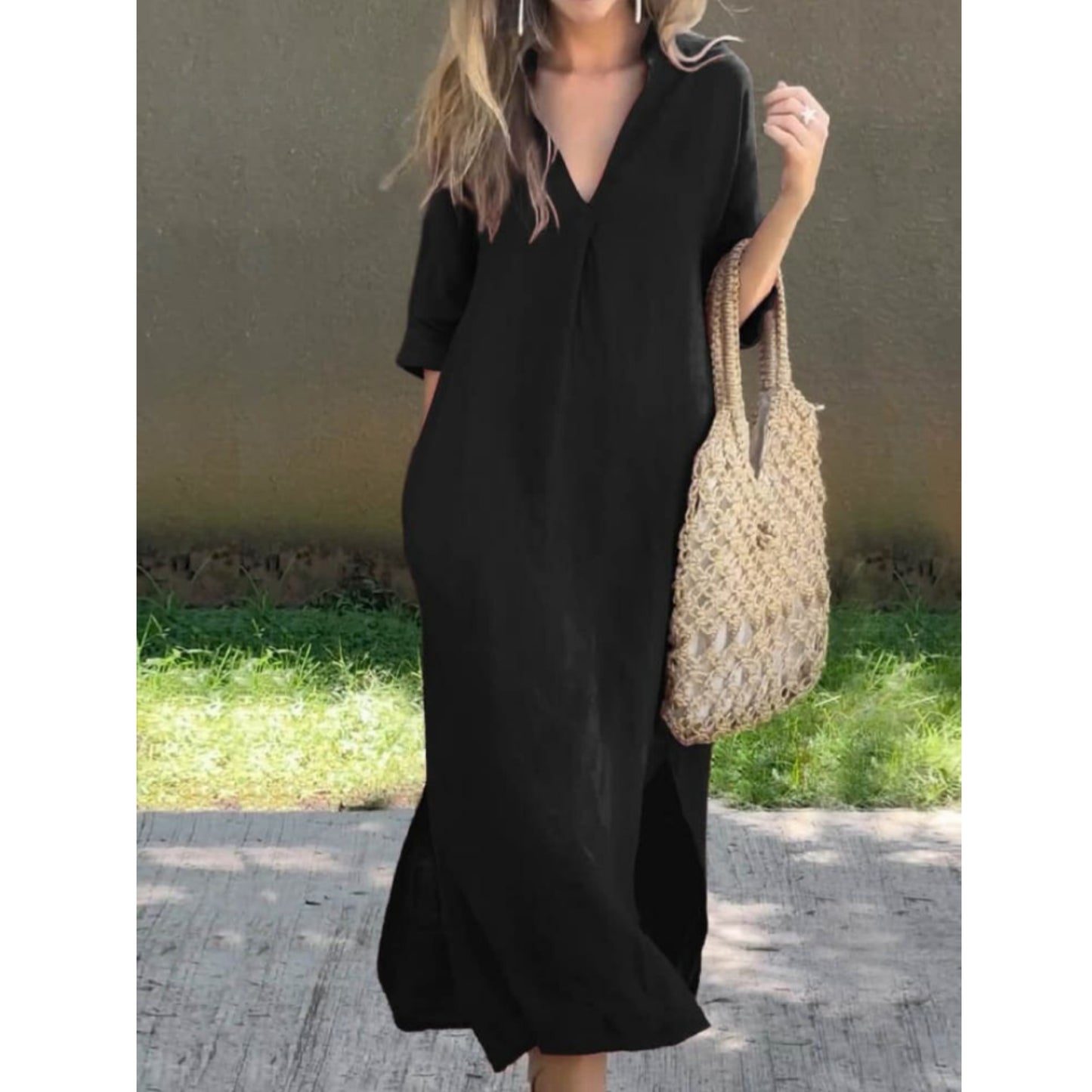 Dames Oversized Jurk | Maxi