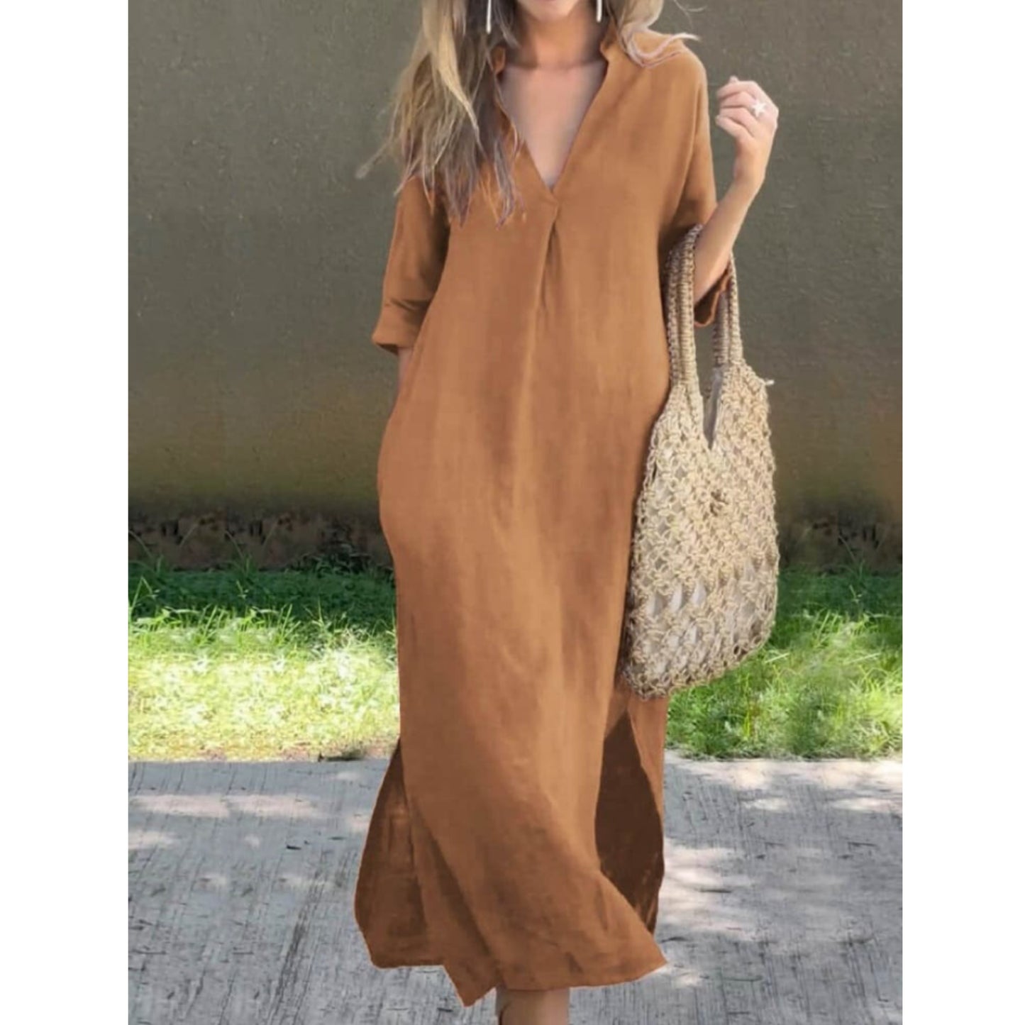 Dames Oversized Jurk | Maxi