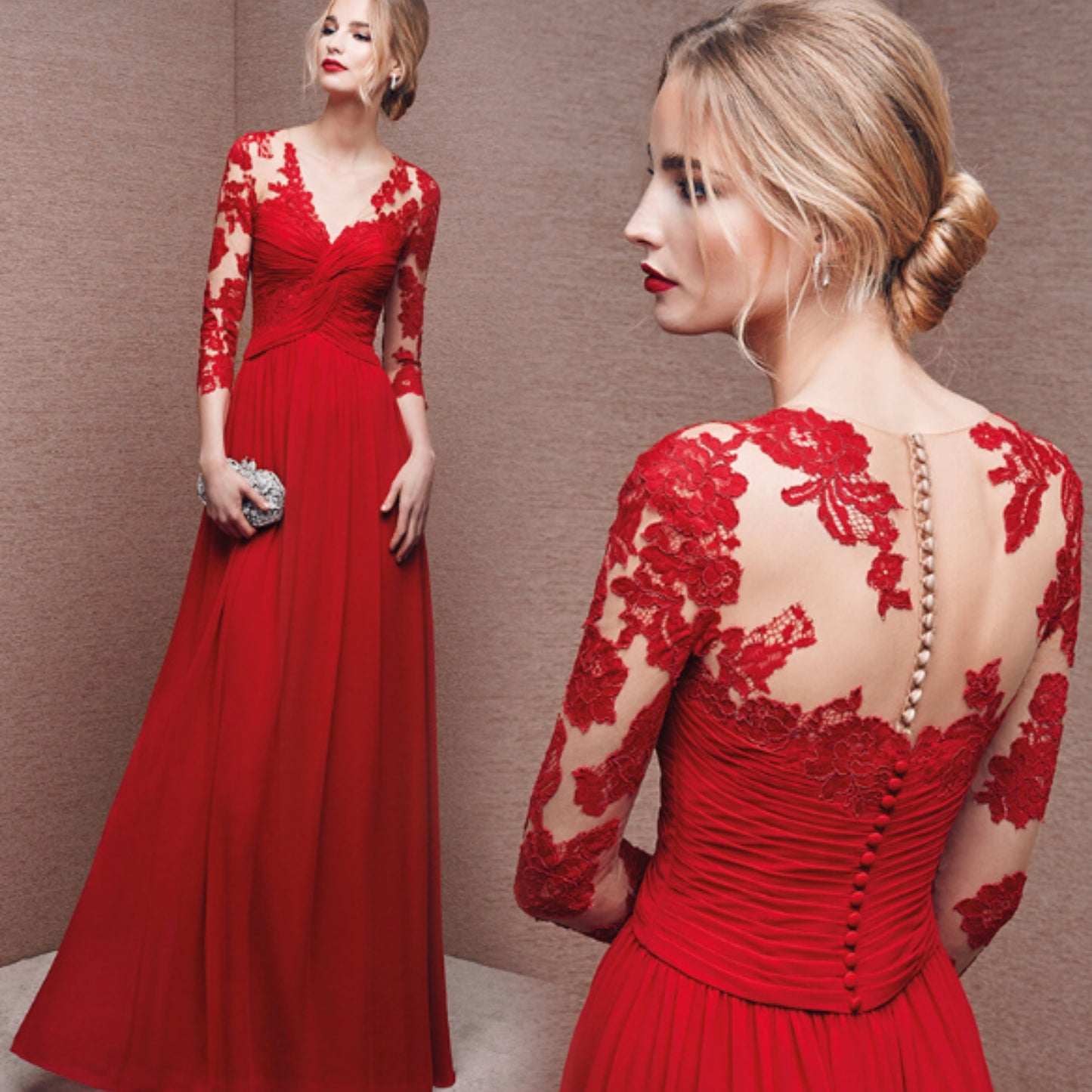 Dames Elegante Maxi Jurk | Bruiloft Gast
