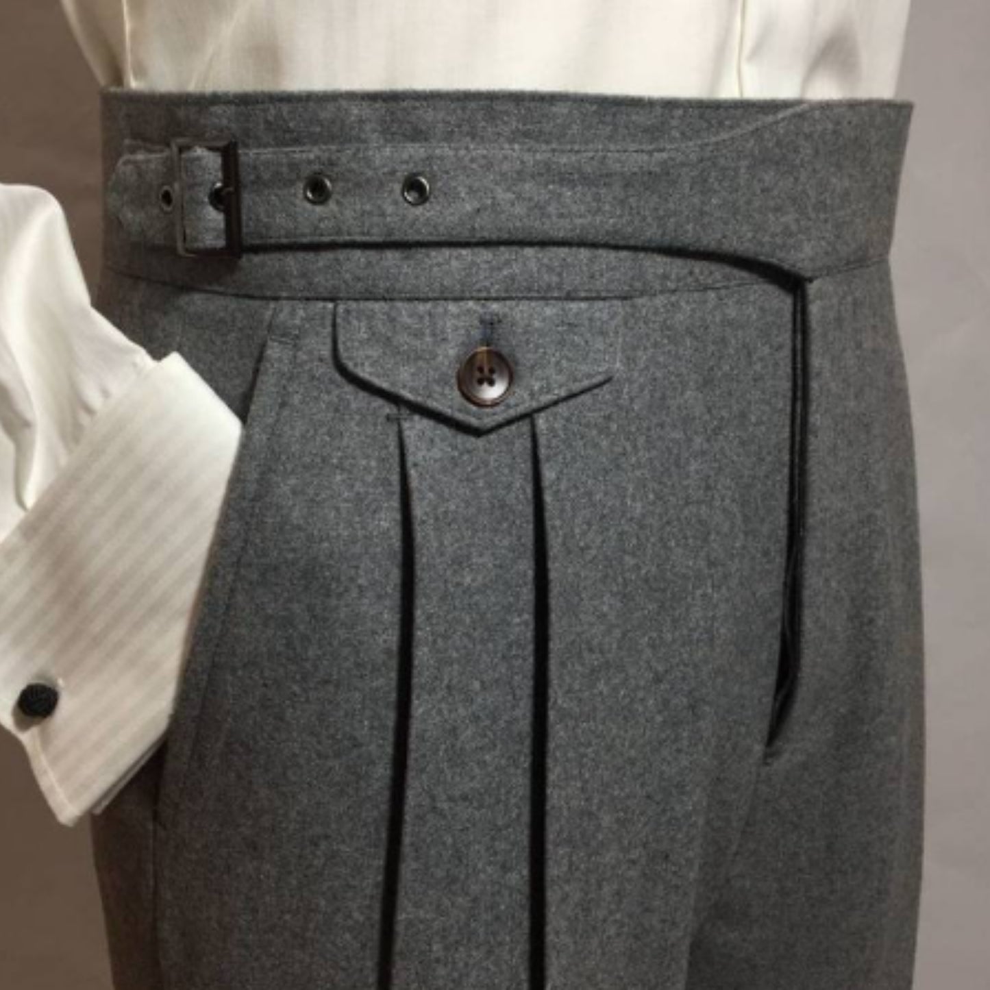 Heren Hoge Taille Werkbroek | Formeel