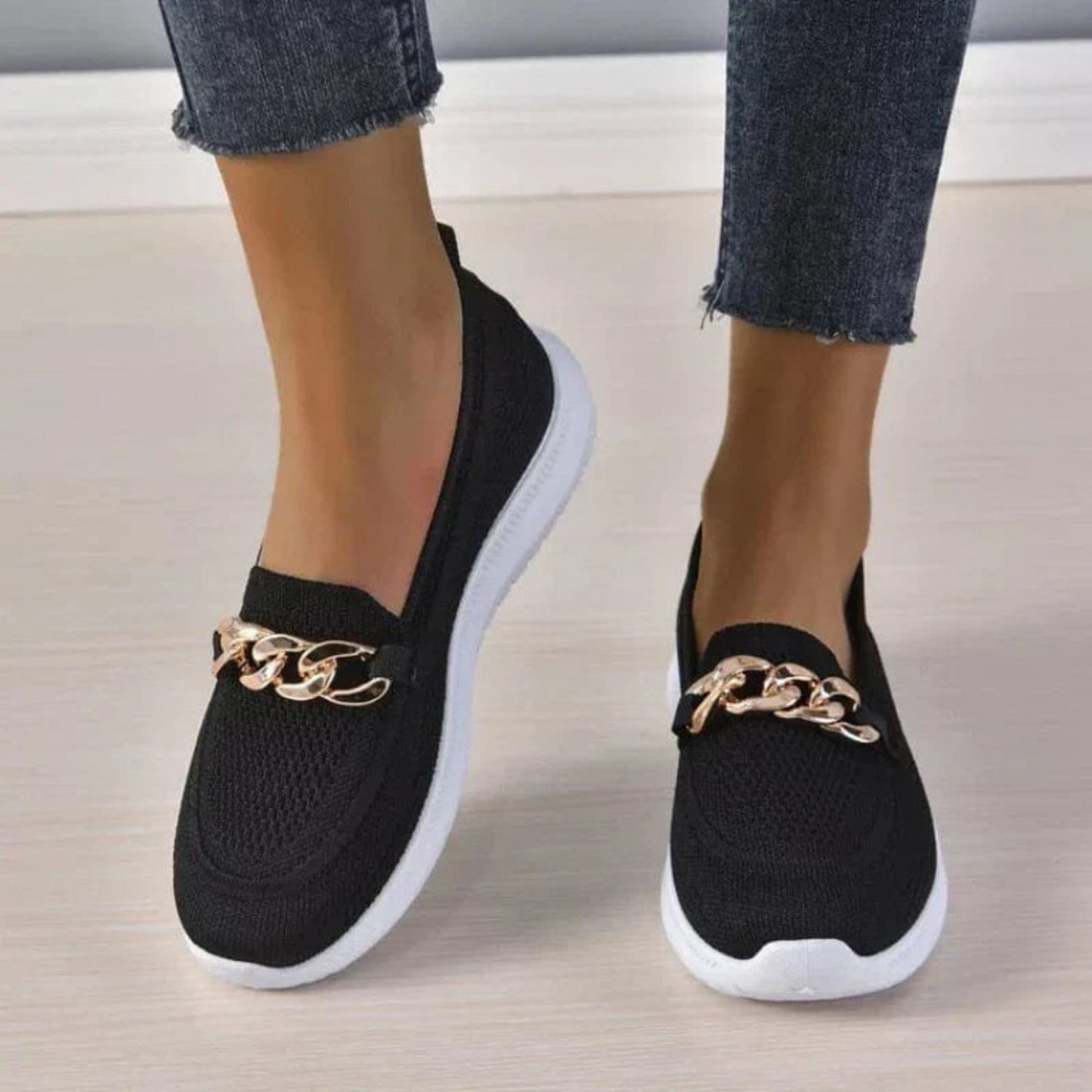 Baldienne | Dames Loafers | Kettingdetail
