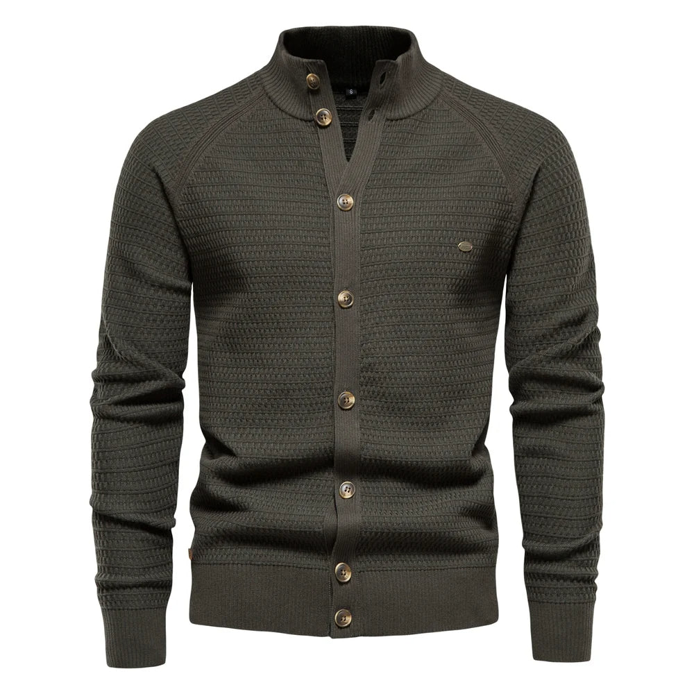 Magnus | Gebreide Cardigan Met Knopen