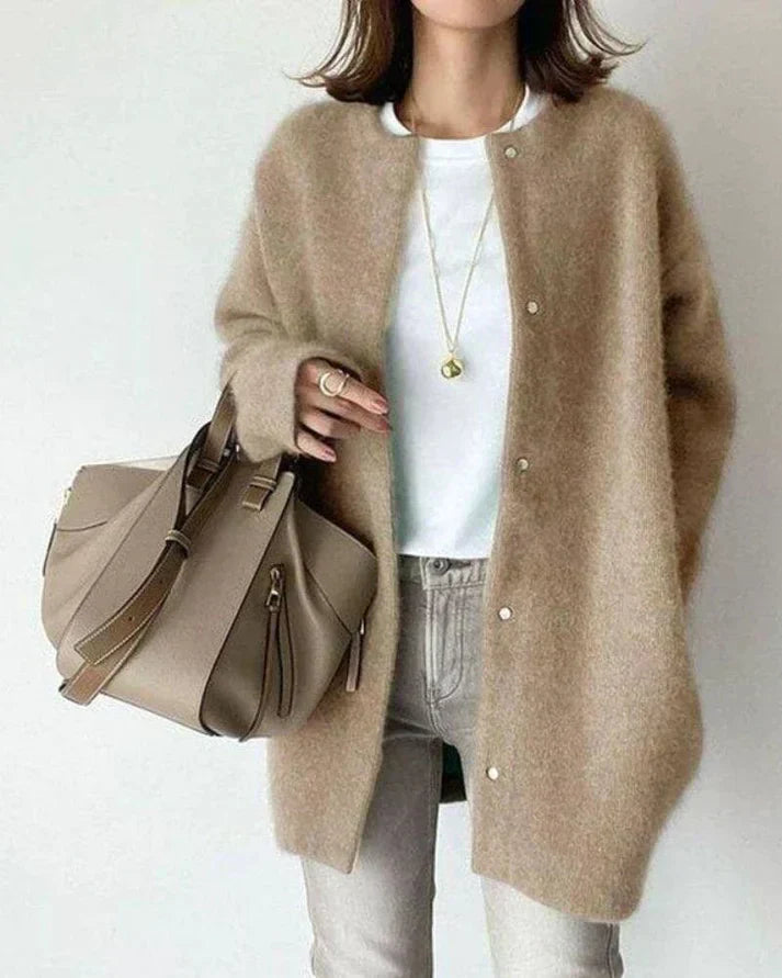 Tiphanie | Stijlvolle Lange Cardigan