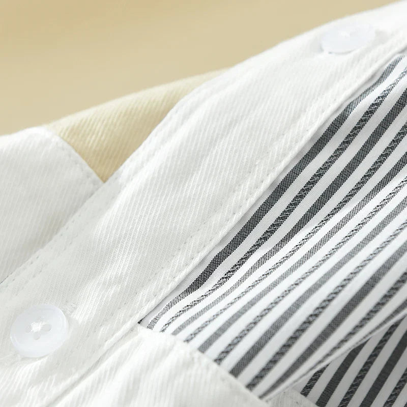 Wendric | Patchwork Casual Overhemd