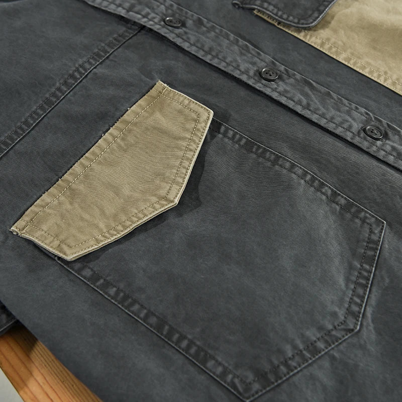 Xanric | Cargo Patchwork Overhemd