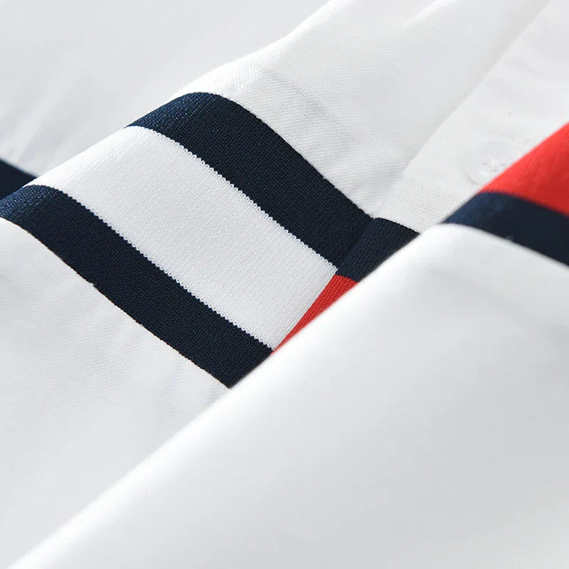 Aleron | Casual Patchwork Overhemd